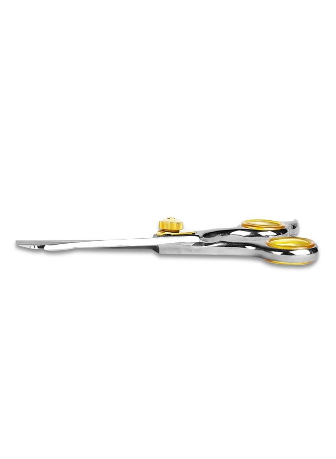 Sharf Dog Grooming Scissors, Gold Touch 6.5 Inch Straight Professional Dog Grooming Shear with Safety Round Tip - Image 3